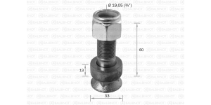 parafuso, conjunto articulador p/ roçadeira MEC-RUL 1,60 / 1,80 com suporte novo